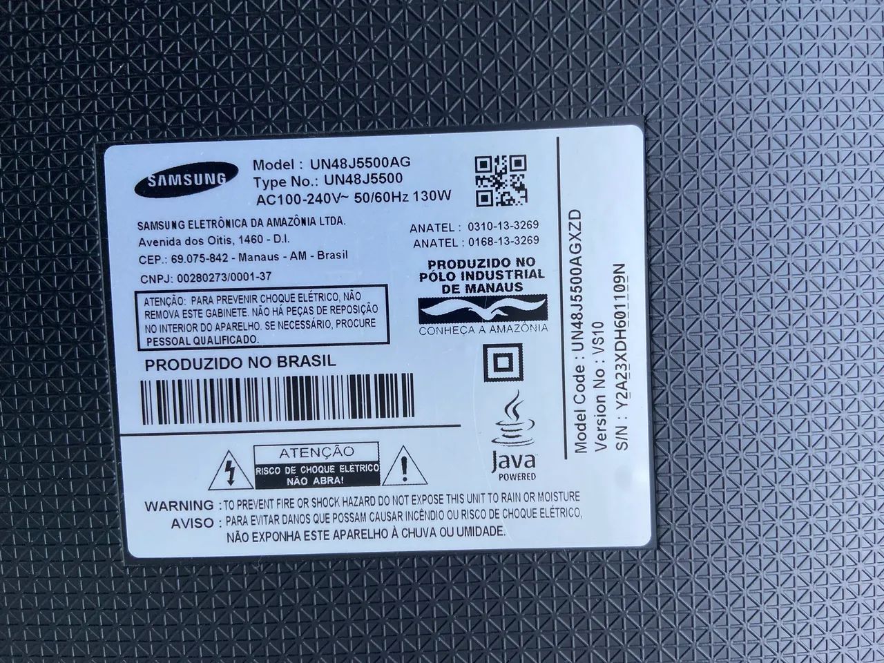 TV Smart Samsung 48 polegadas Full HD com defeito no Led - Foto 2