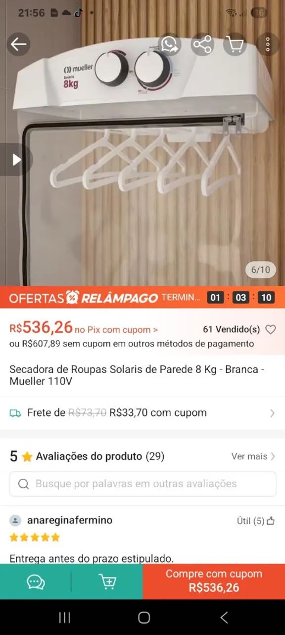 Secadora de roupas - Foto 2