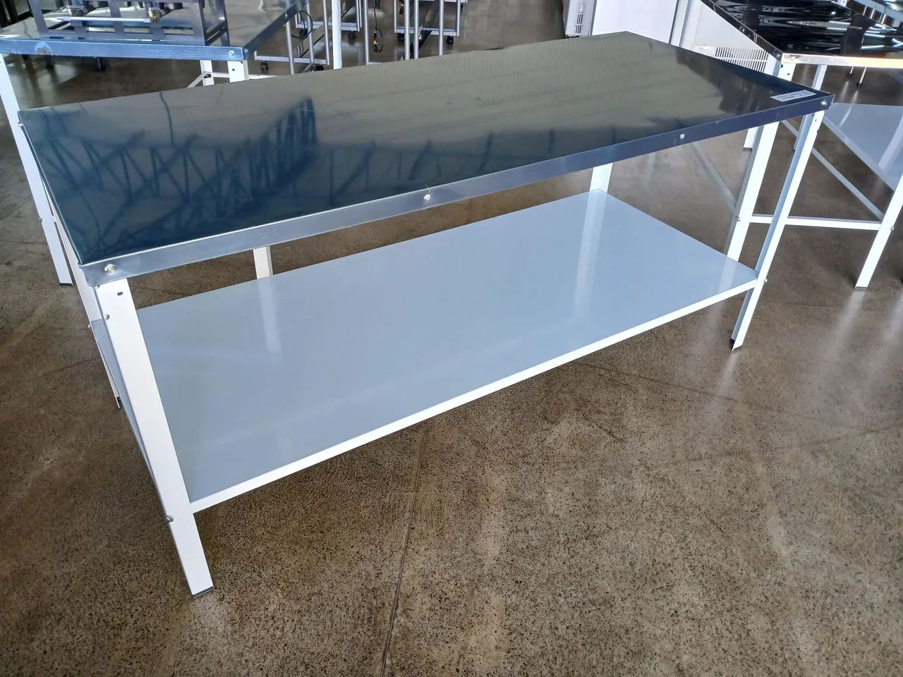 Mesa Inox 190x80 Com Paneleiro Braesi - Foto 2