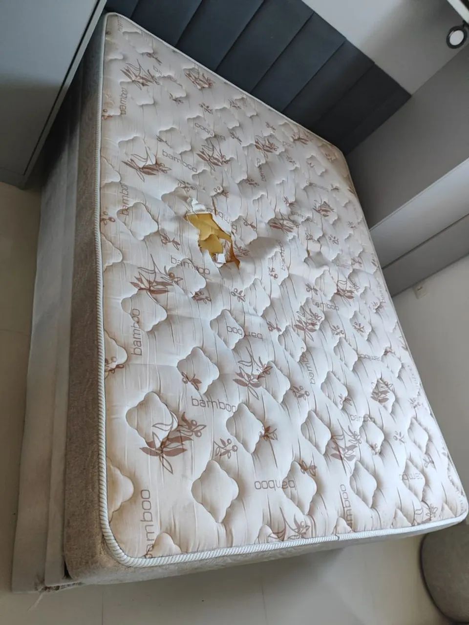Cama box de viúva com baú e colchão  - Foto 5