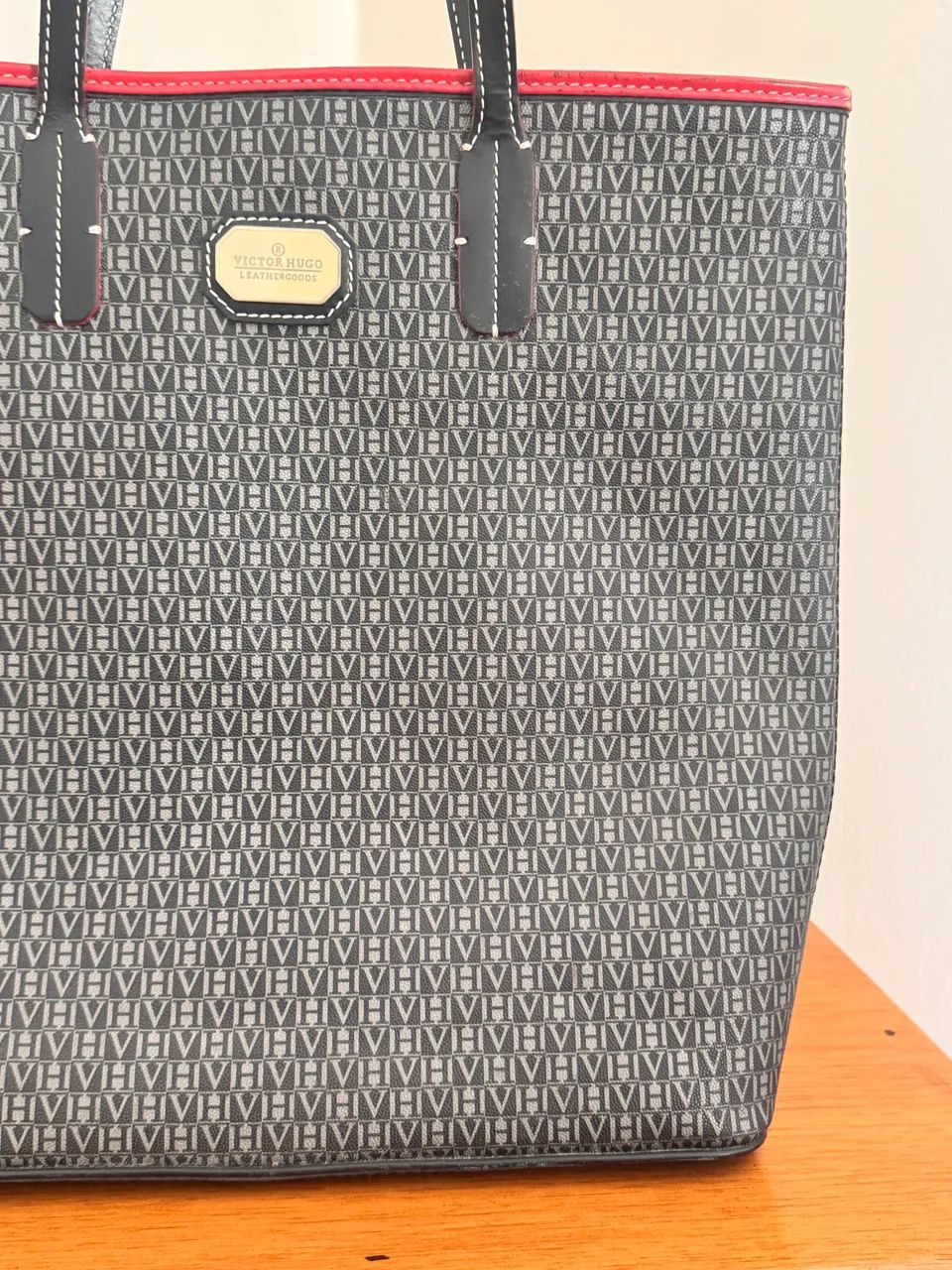 Bolsa VICTOR HUGO ORIGINAL em couro legítimo - Foto 4