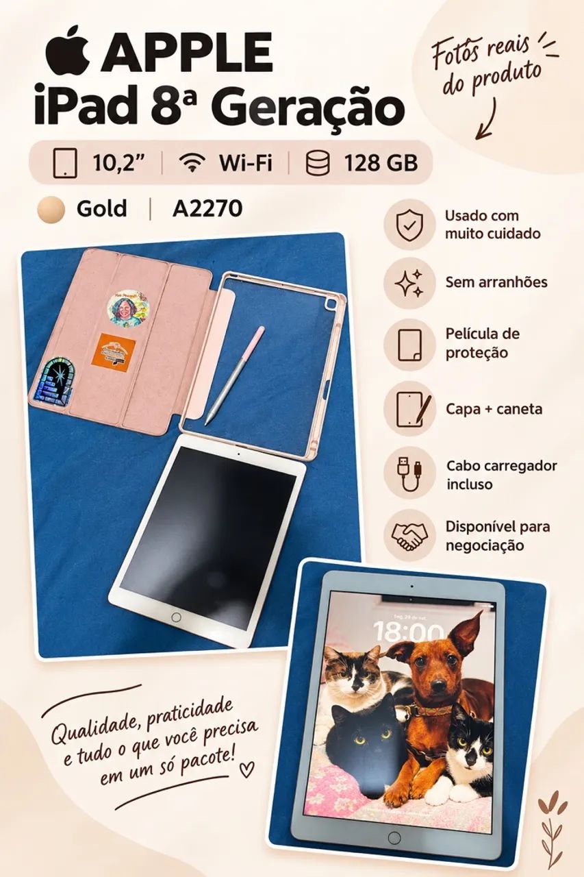 Apple iPad 8ª Geração 10.2" - Foto 5