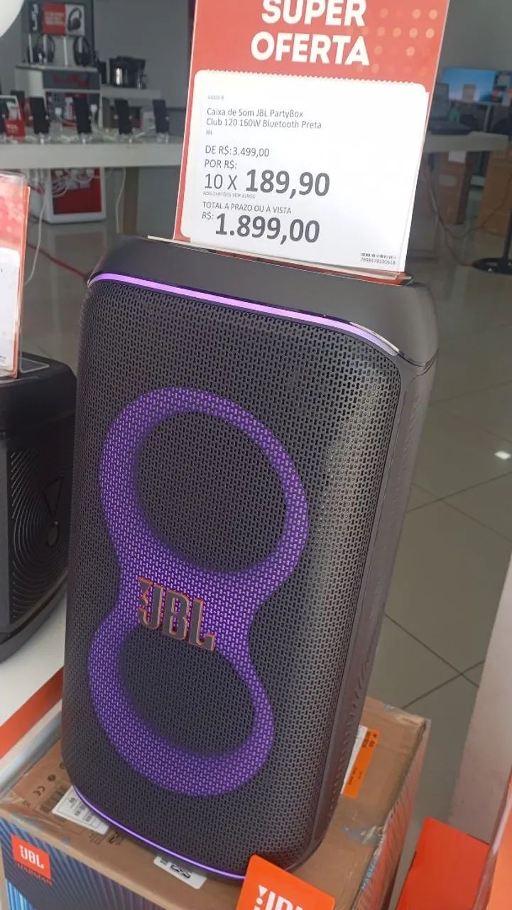 partybox 120 JBL,lacrada com NF 