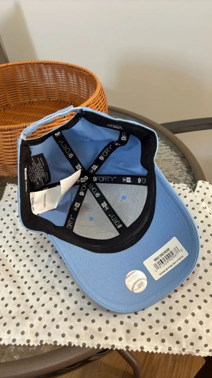 boné aberto new era kidneyyan sky aba curva azul - novo - Foto 5