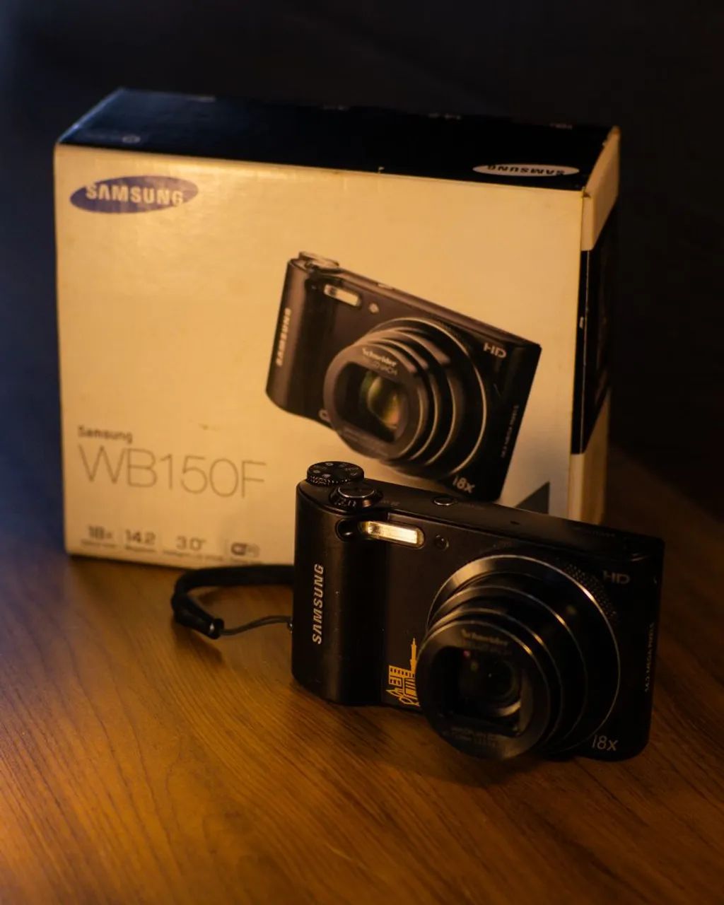 Câmera SAMSUNG WB150F completa com caixa - Foto 4