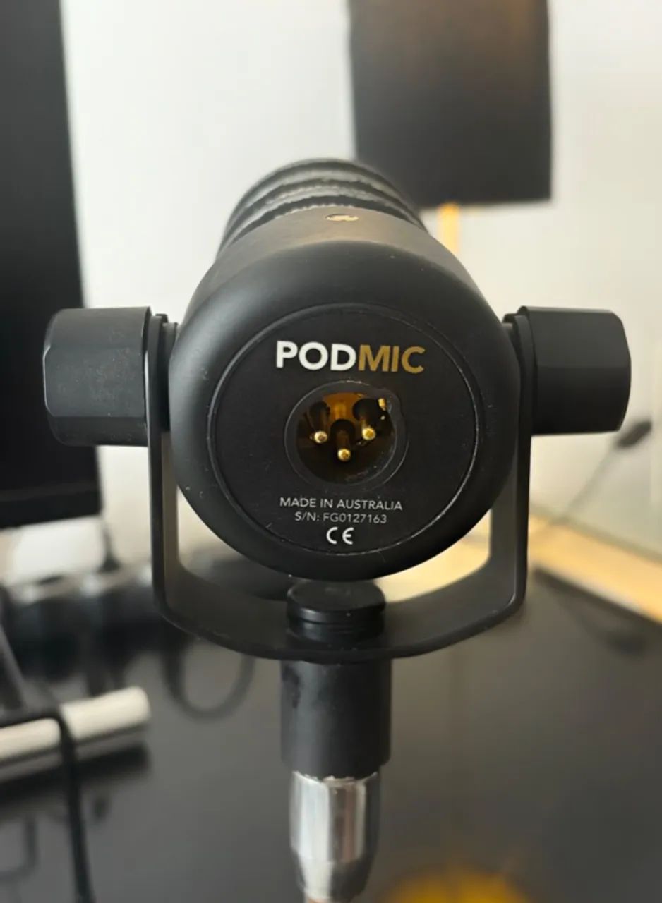 Rode Podmic Microfone Cardióide Dinâmico XLR Para Podcast  - Foto 3