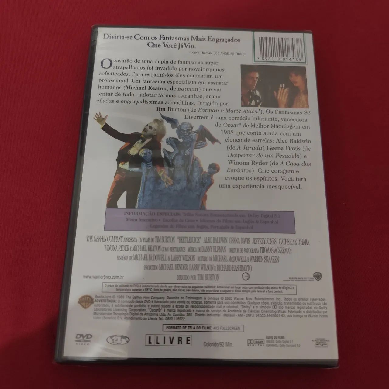 DVD Os Fantasmas Se Divertem - Lacrado e Original - Foto 2