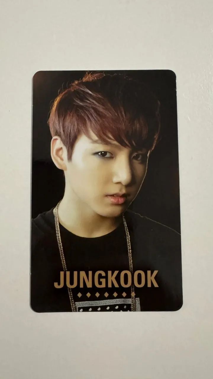 BTS Jungkook Photocard Oficial No More Dream Japonês RARO Jung