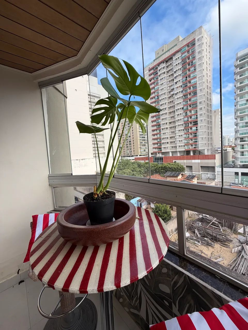 Jogo mesa varanda bistrô com banqueta - Foto 3