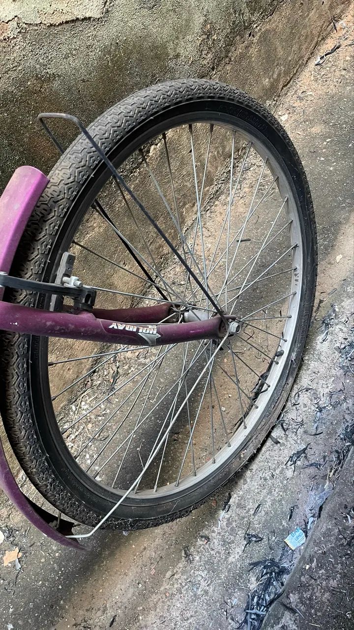 Bicicleta Antiga Usada  - Foto 4