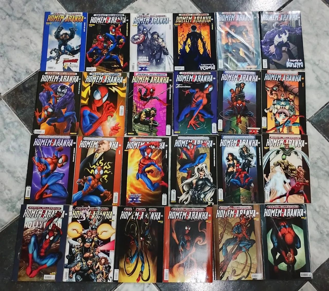 MARVEL MILLENIUM COLEÇÃO COMPLETA 1-100 + MARVEL SECULO 21 1-4 ED. ABRIL LINHA ULTIMATE  - Foto 2