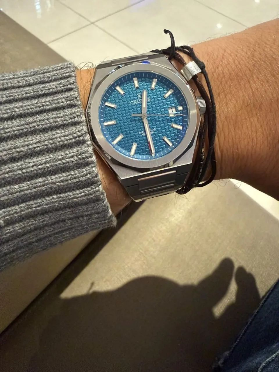Relógio Cronos Skyline automático 39mm n san martin tissot prx - Foto 2