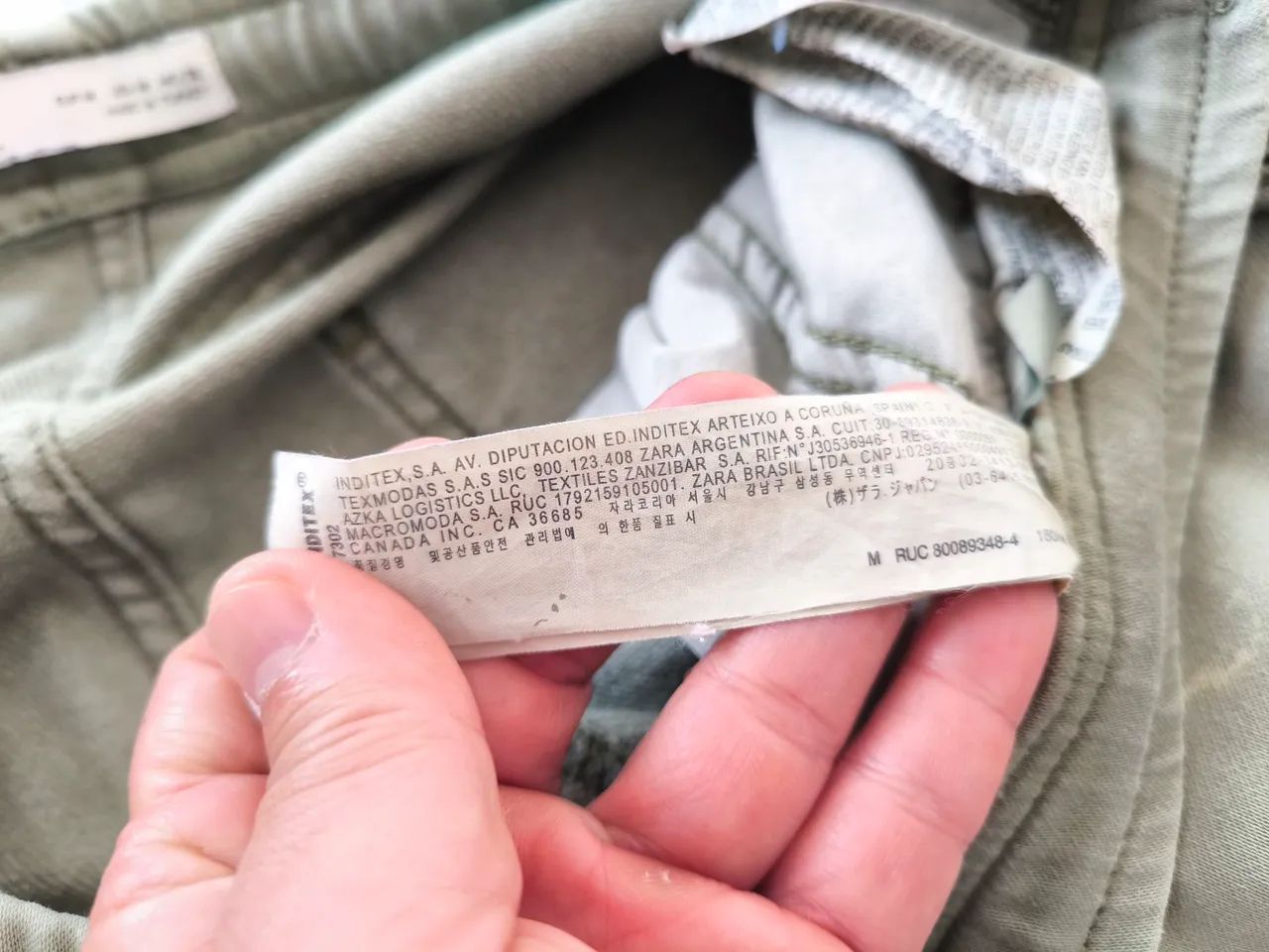 Calça Zara Man tamanho M usada - Foto 2