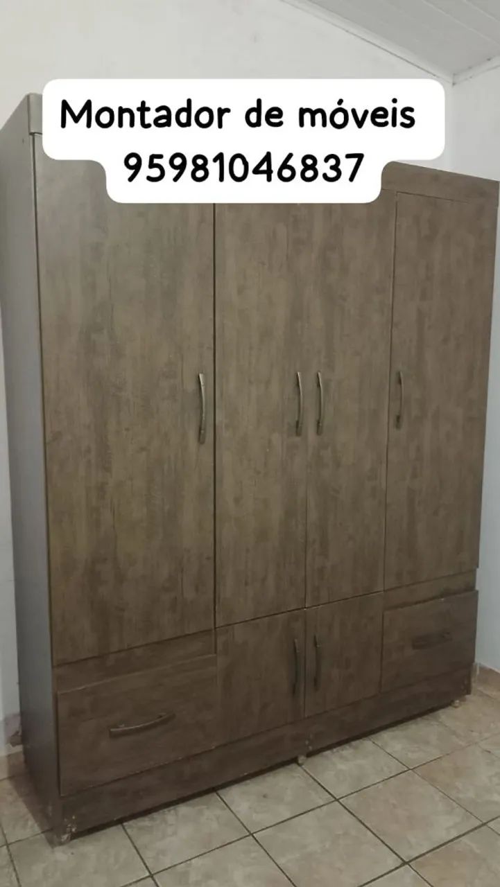 Guarda roupa/montador de móveis 