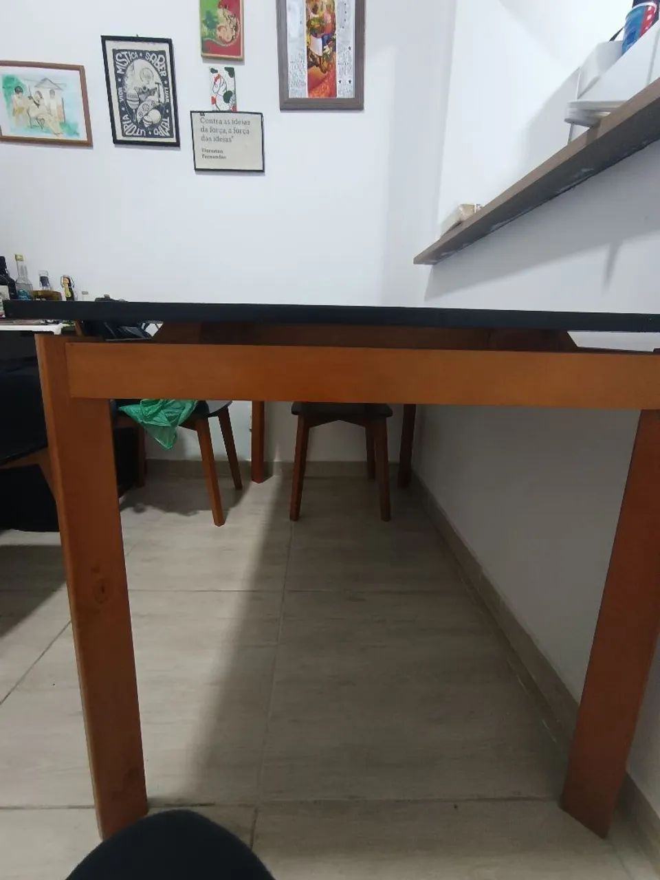Mesa de madeira maciça  - Foto 2