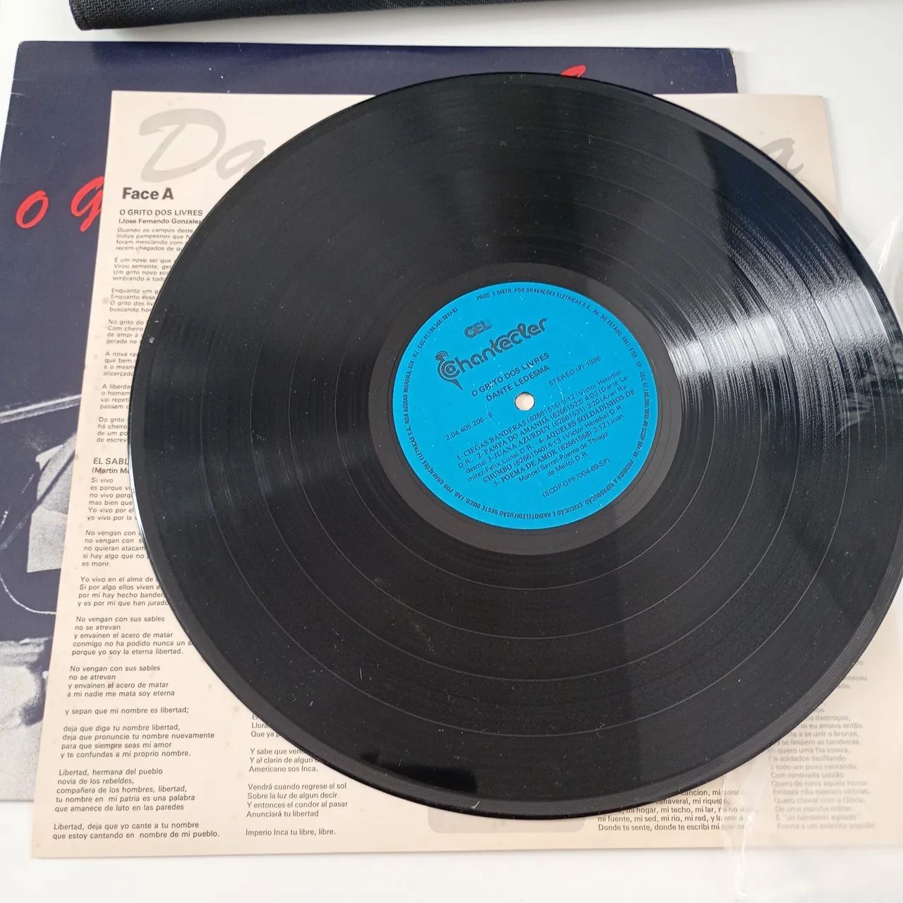 Vinil Dante Ramon Ledesma - O Grito dos Livres  - Foto 2