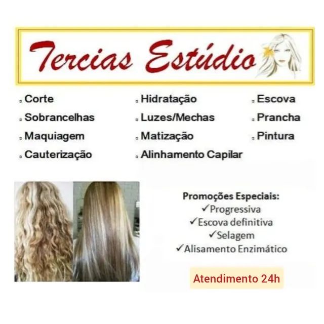 Cabeleireira 24h (Serviço a domicílio)