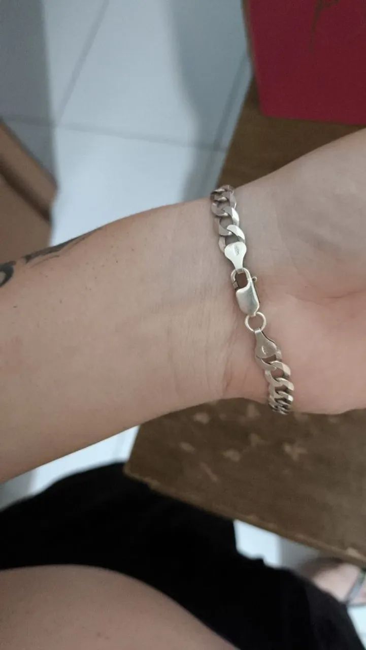  Pulseira prata 925 - Foto 3