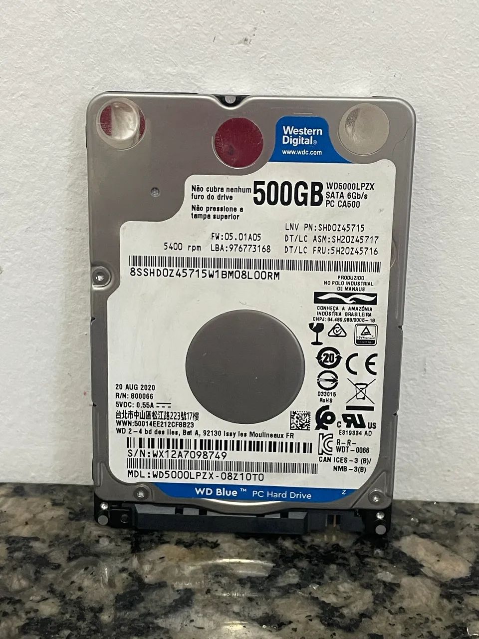 HD 500gb WD Blue