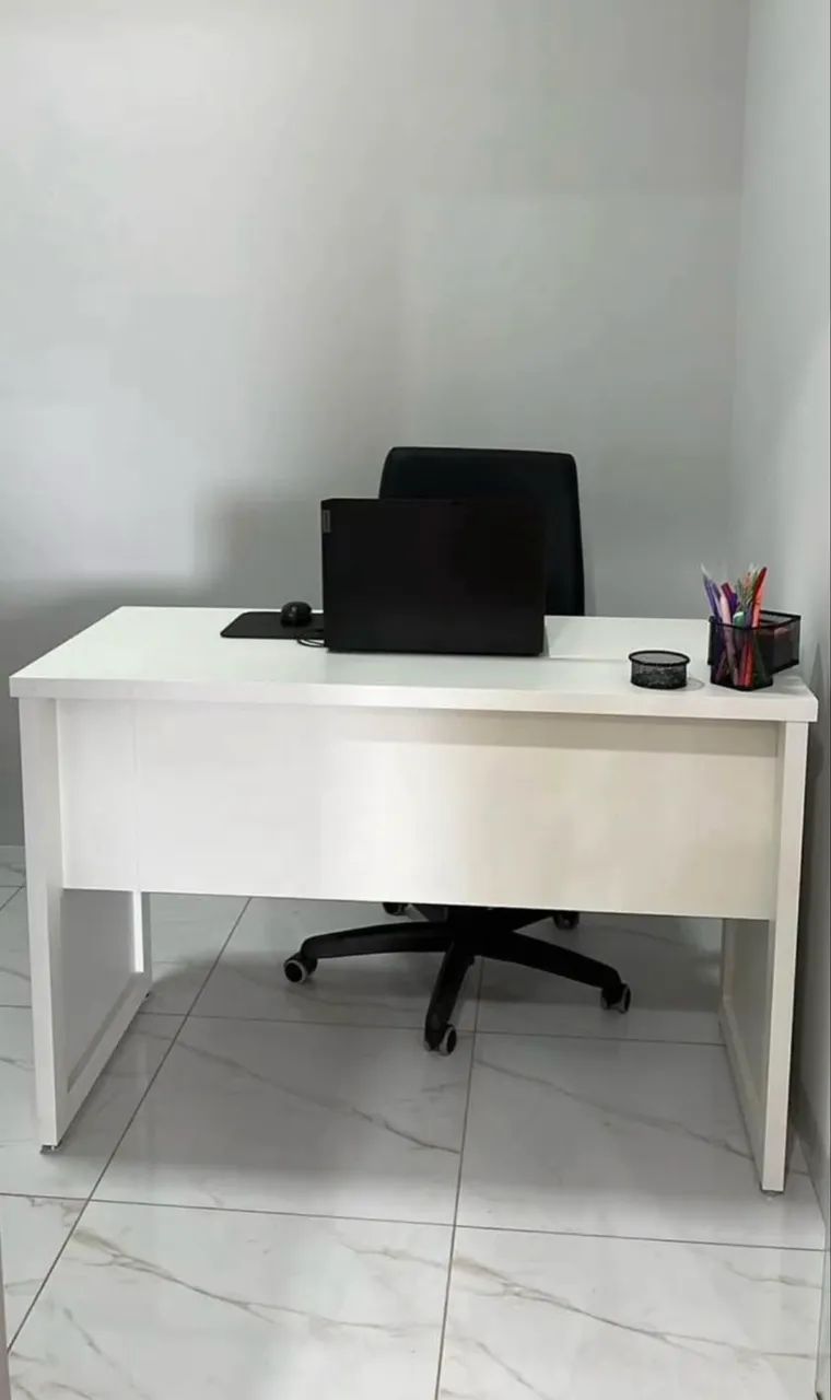 Mesa de escritório 100% MDF - NOVA  - Foto 2