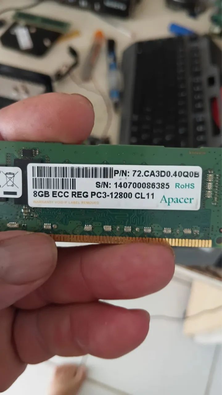 Memória ram ddr3 8gb ECC