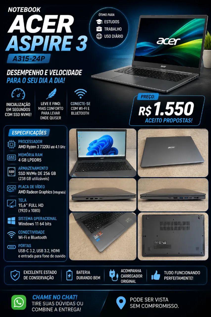 Vendo Notebook URGENTE