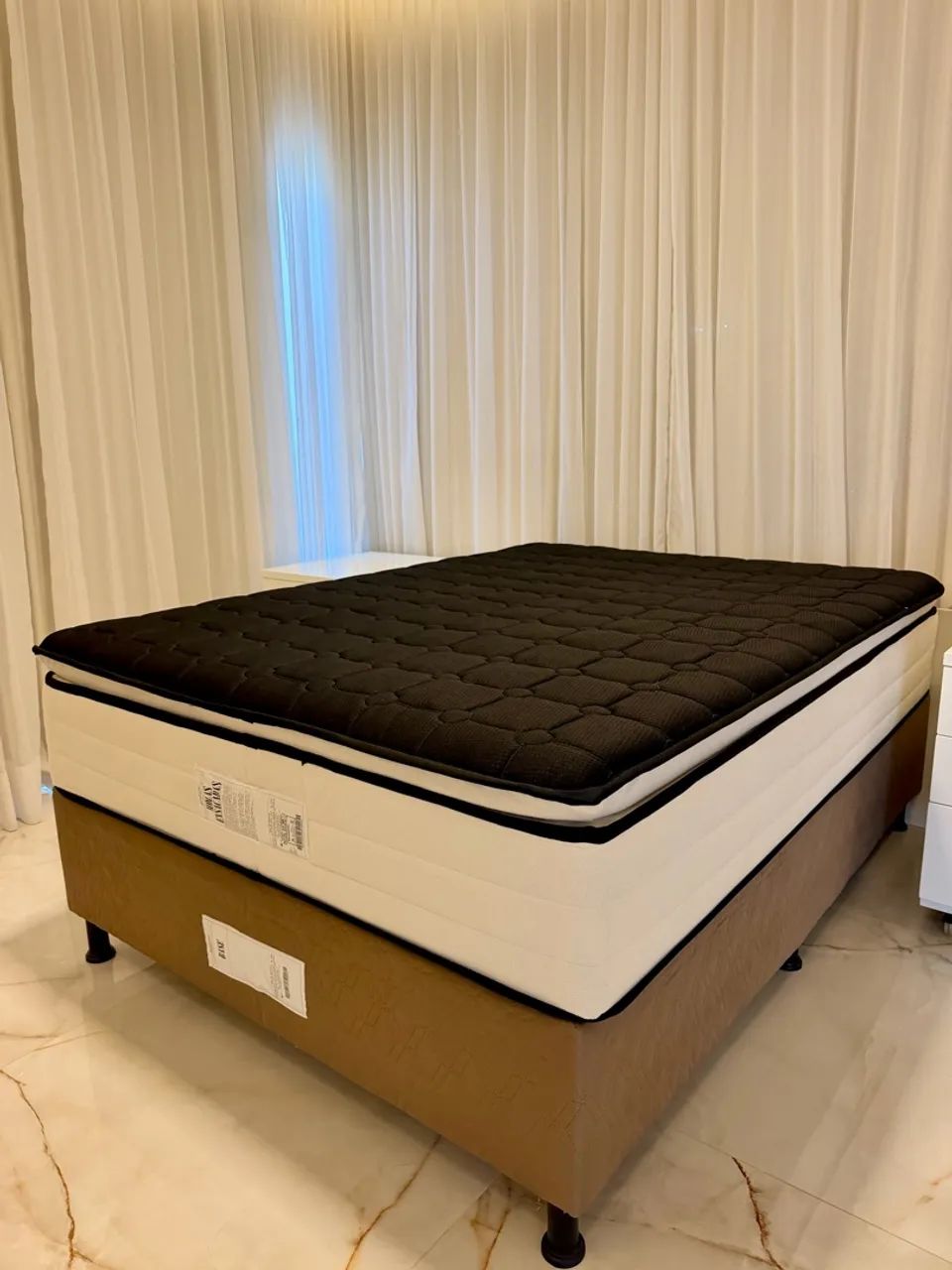 Cama box + Colchão - Nova - Foto 5