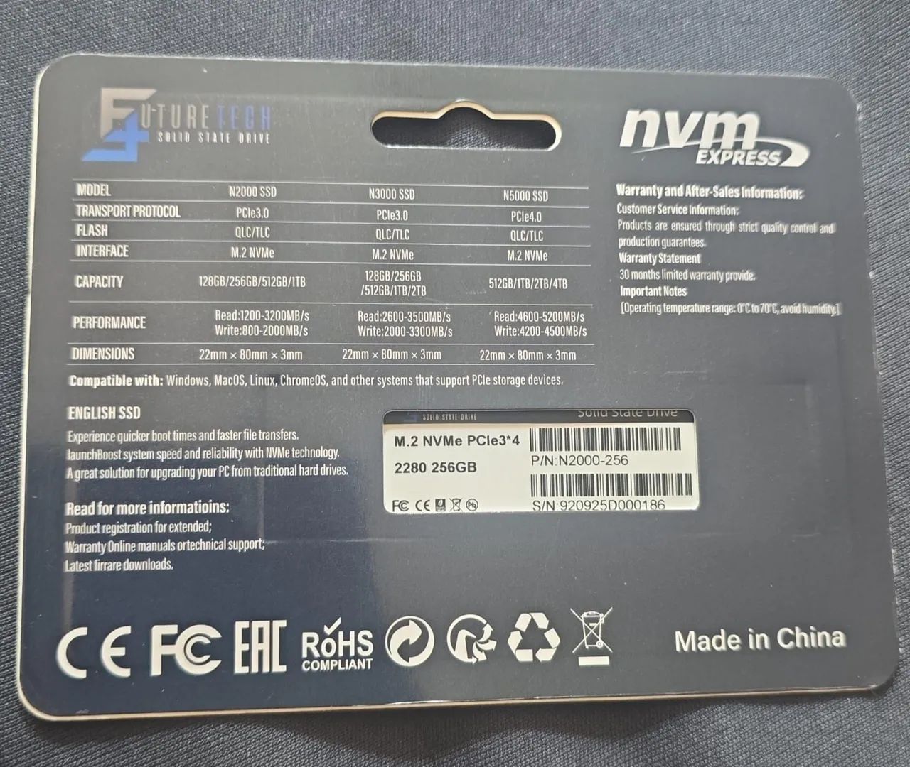 SSD Nvme 240gb lacrado - Foto 2
