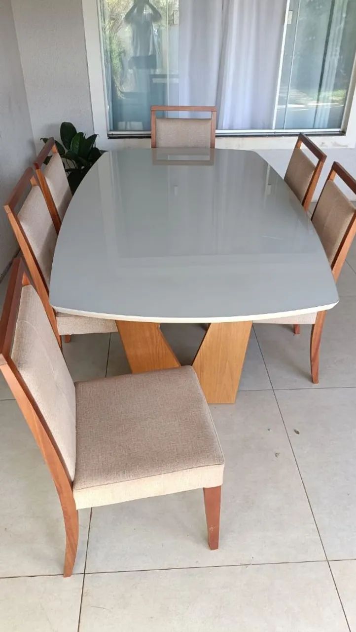 Mesa e Cadeiras Madeira Maciça - Foto 4