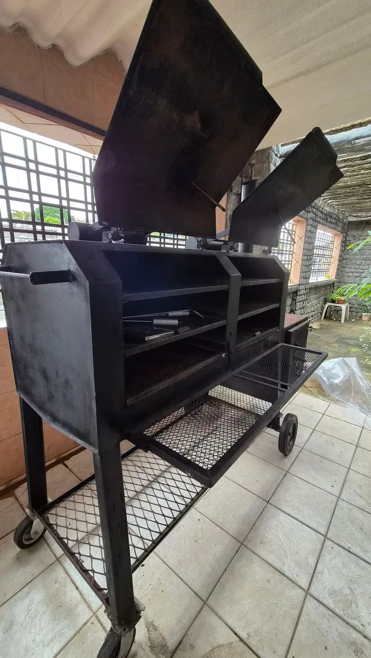 Pit smoker - Defumador - Foto 5