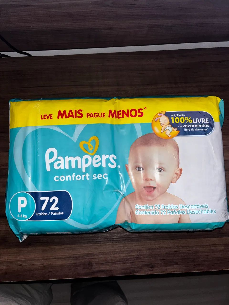 Fralda Pampers Confort Sec 