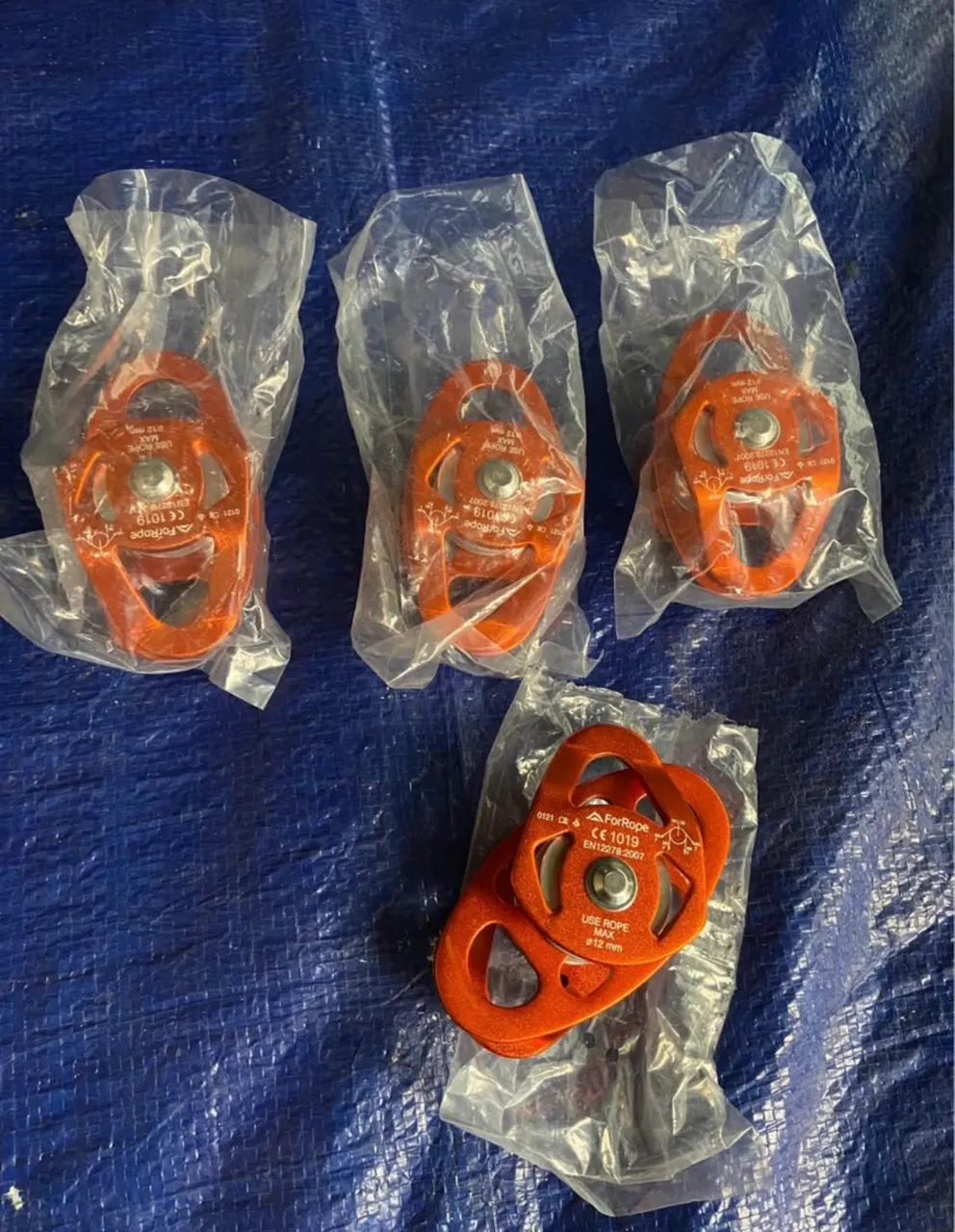 Polia Dupla Oscilante Aluminio Compact 28kn Ce En - For Rope - Foto 5