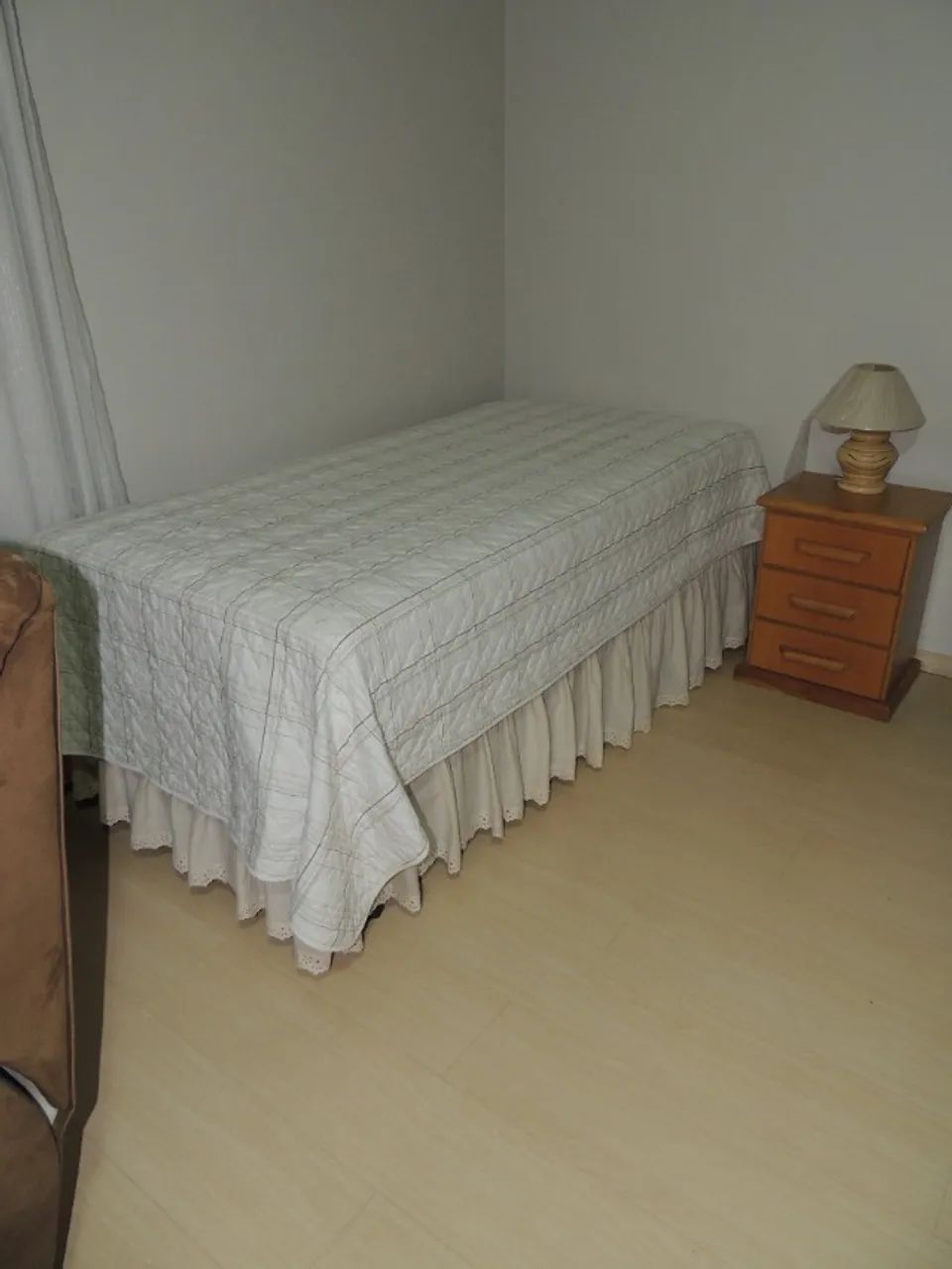 Cama Solteiro BOX BAÚ + COLCHÃO