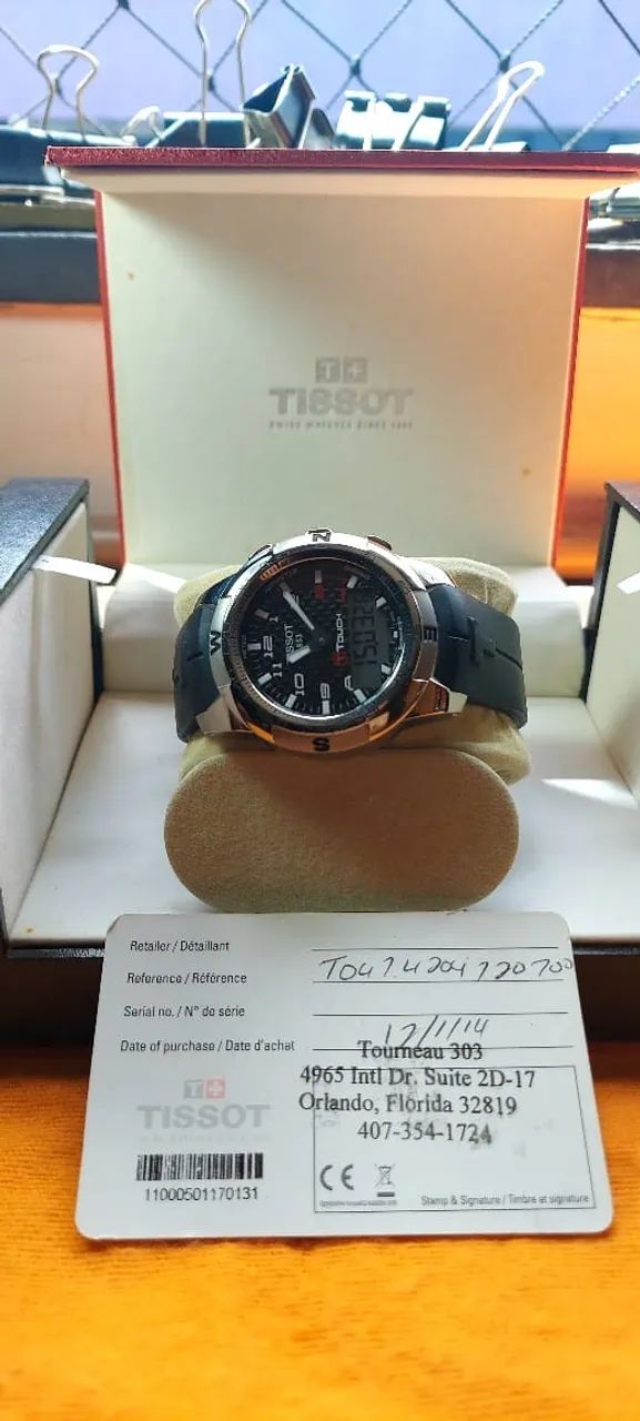 Relógio Tissot T-Touch II Carbon - Impecável | Completo  - Foto 2