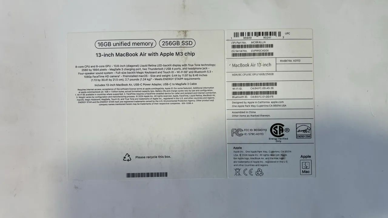 MacBook Air M3 16gb 256gb SSD 13" - Foto 4