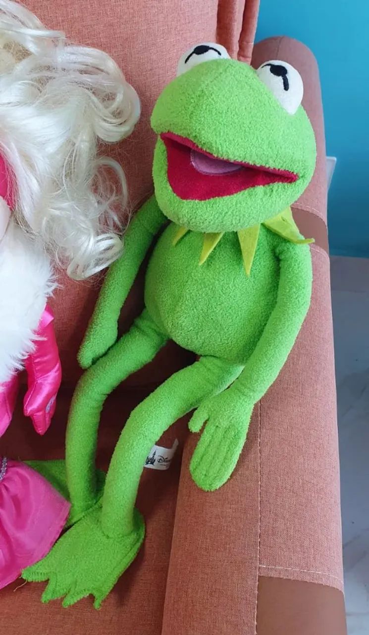 Bonecos Caco e Piggy dos Muppets importados EUA - Foto 4