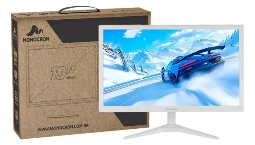 Monitor 19 Monocron C/Brinde Promoção!