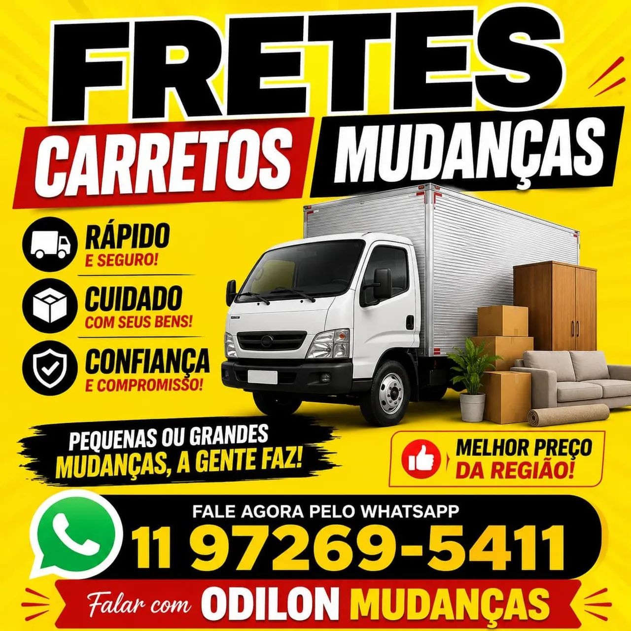 Mudanças fretes e carretos 