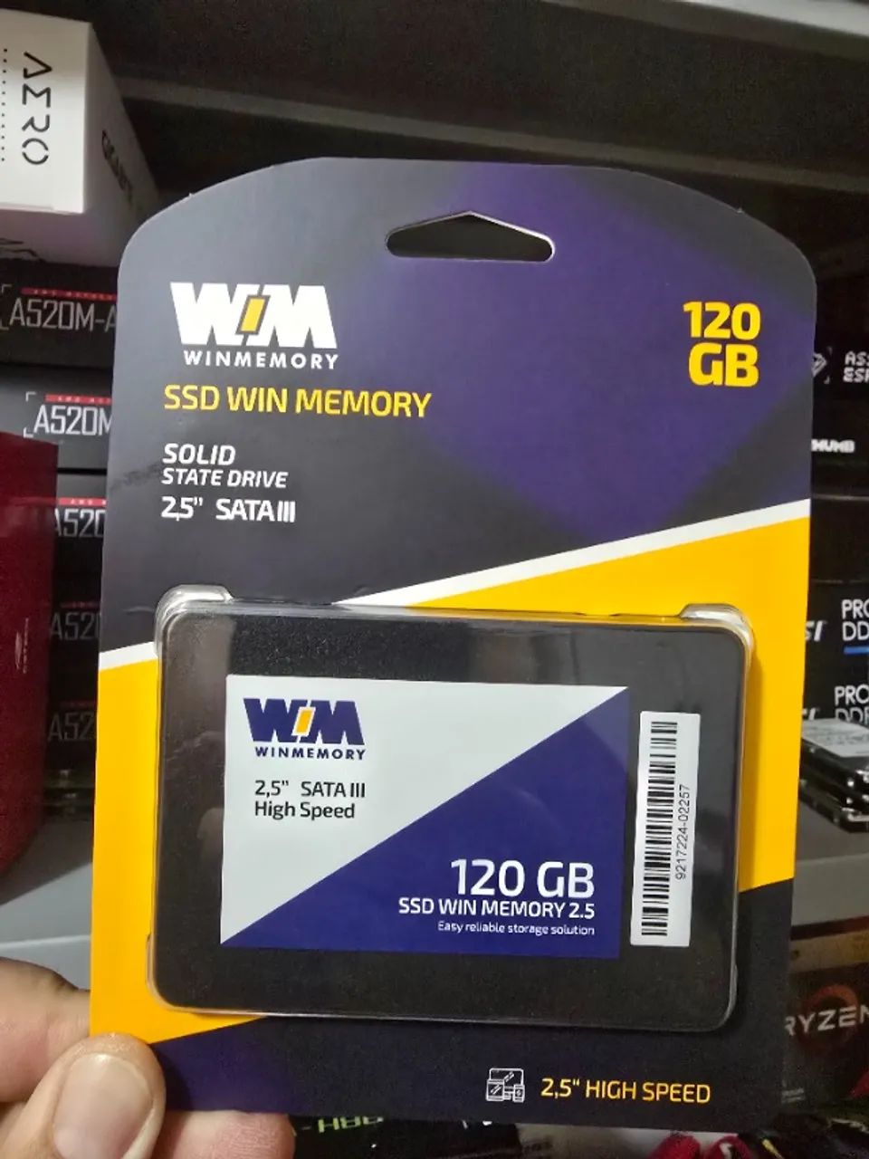 SSD WinMemory 120GB 2.5? SATA 3 - 12 Meses de Garantia