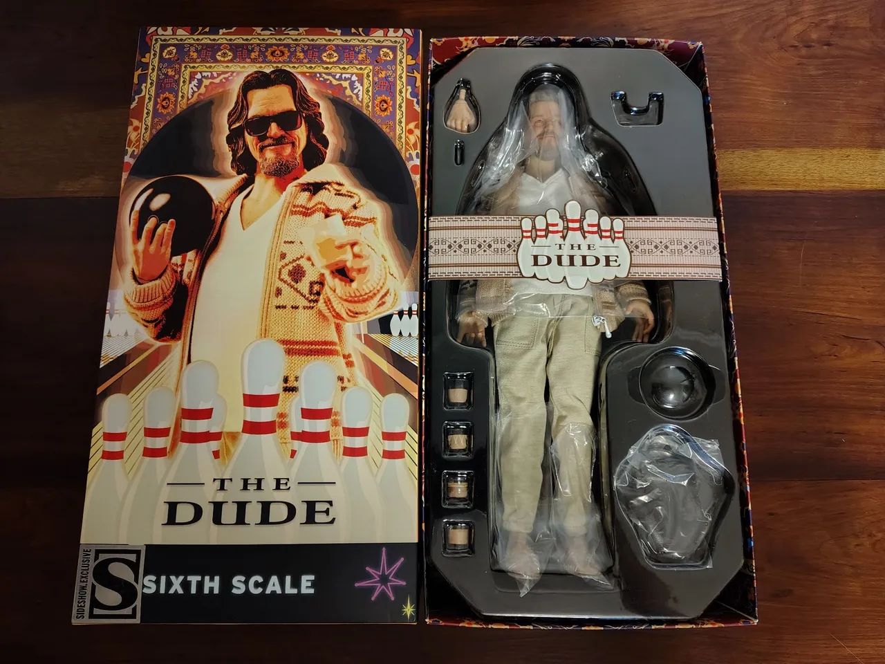 Figura "The Dude" (Big Lebowski) SIDESHOW Escala 1/6 com Caixa - Foto 2