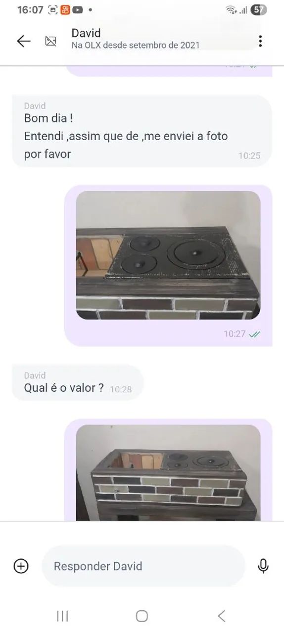 Fogão à lenha com braseiro  - Foto 4