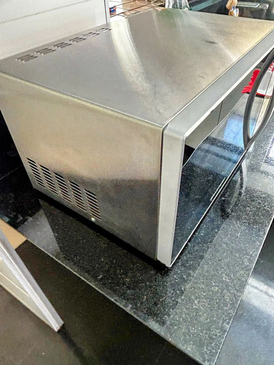 Microondas Brastemp Inox Grill - Foto 3