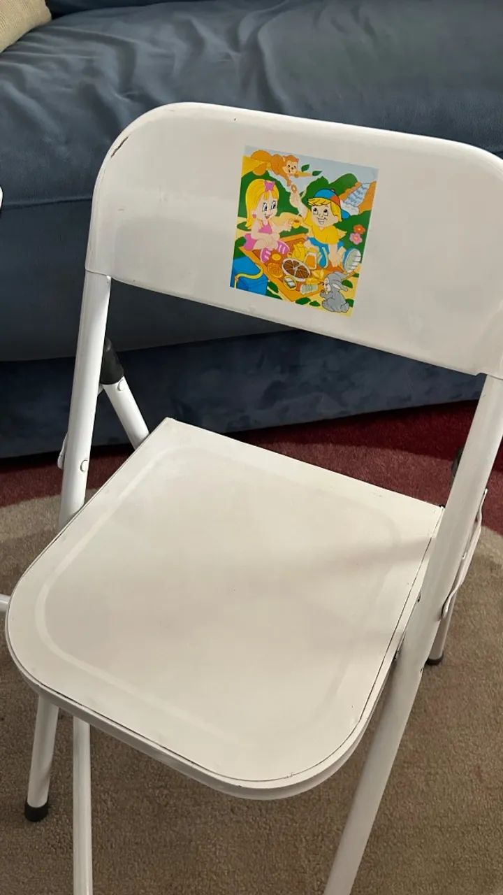Jogo de mesa com cadeira infantil em Aço - Foto 4