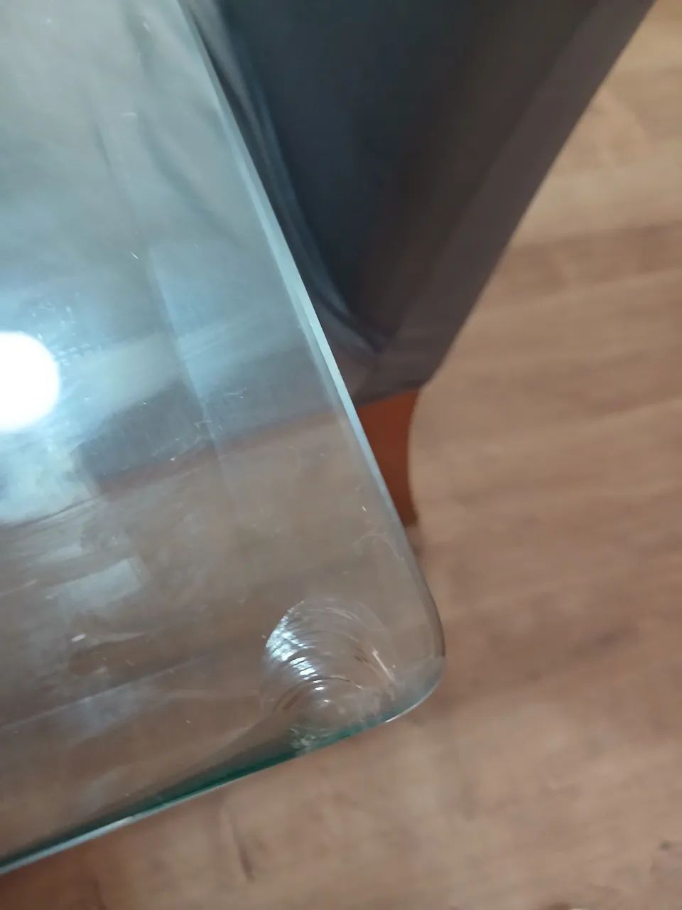 Mesa com tampo de vidro - Foto 3