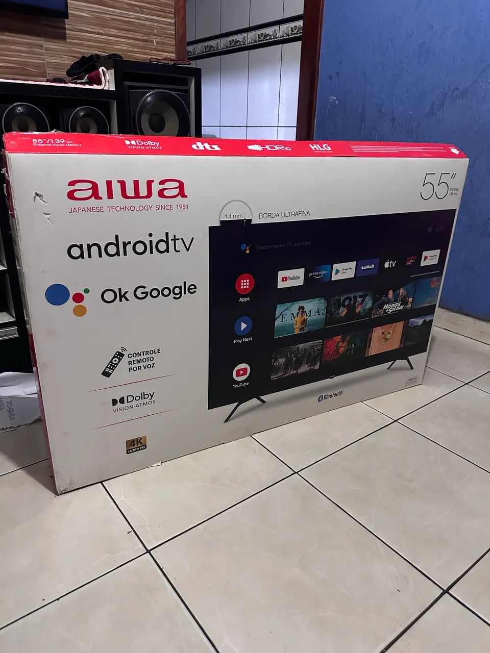 Tv smart 55 polegadas Aiwa  - Foto 4