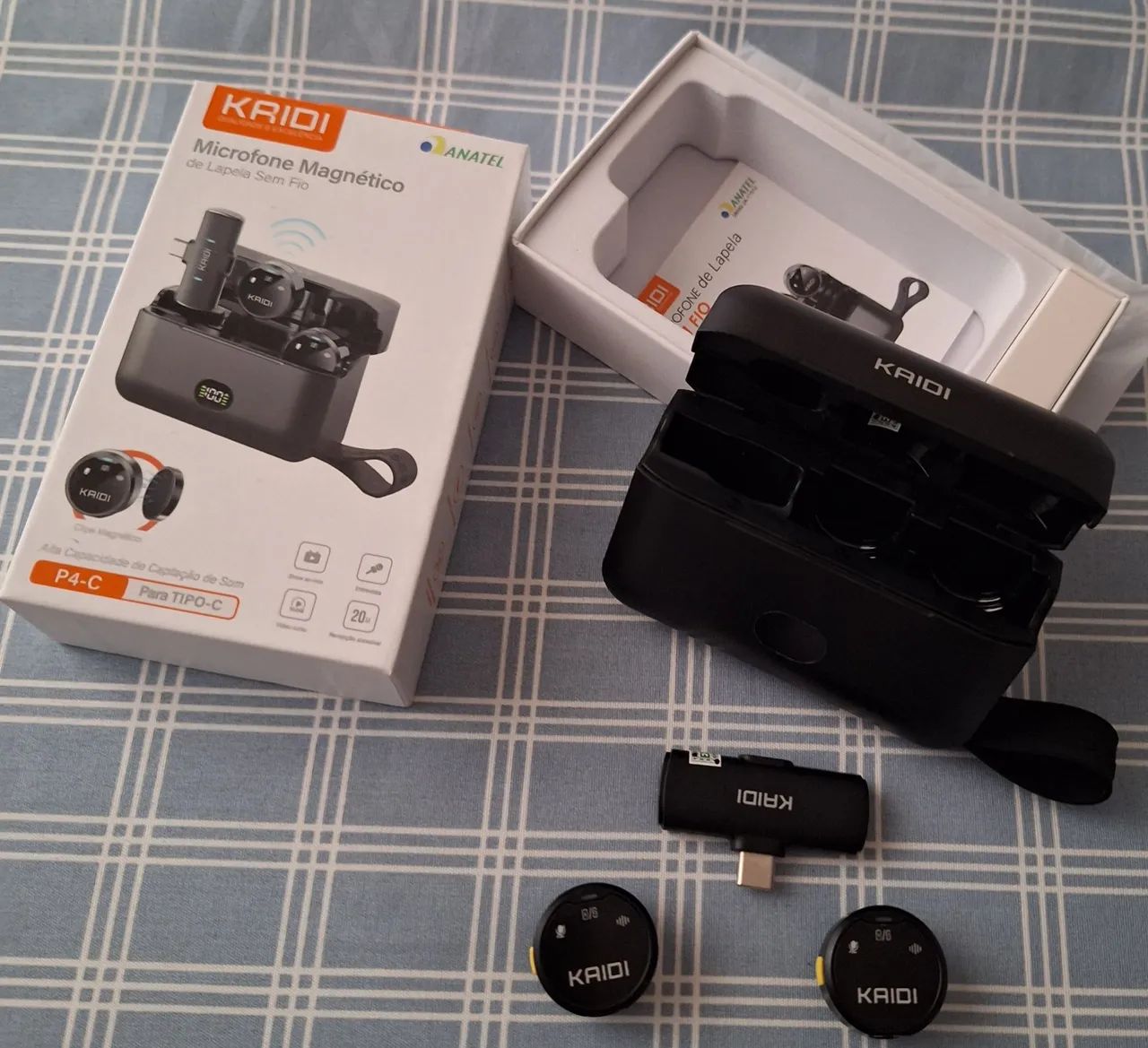 MICROFONE SEM FIO KAIDI. NOVO!! - Foto 3