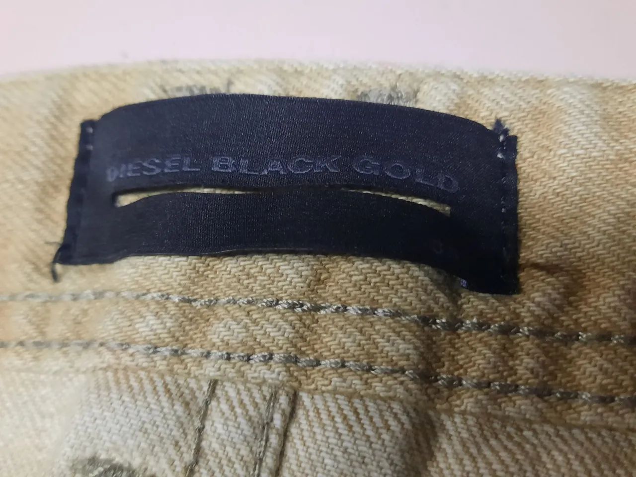 Calça Diese Black Gold l bege numero 42 nova  - Foto 4