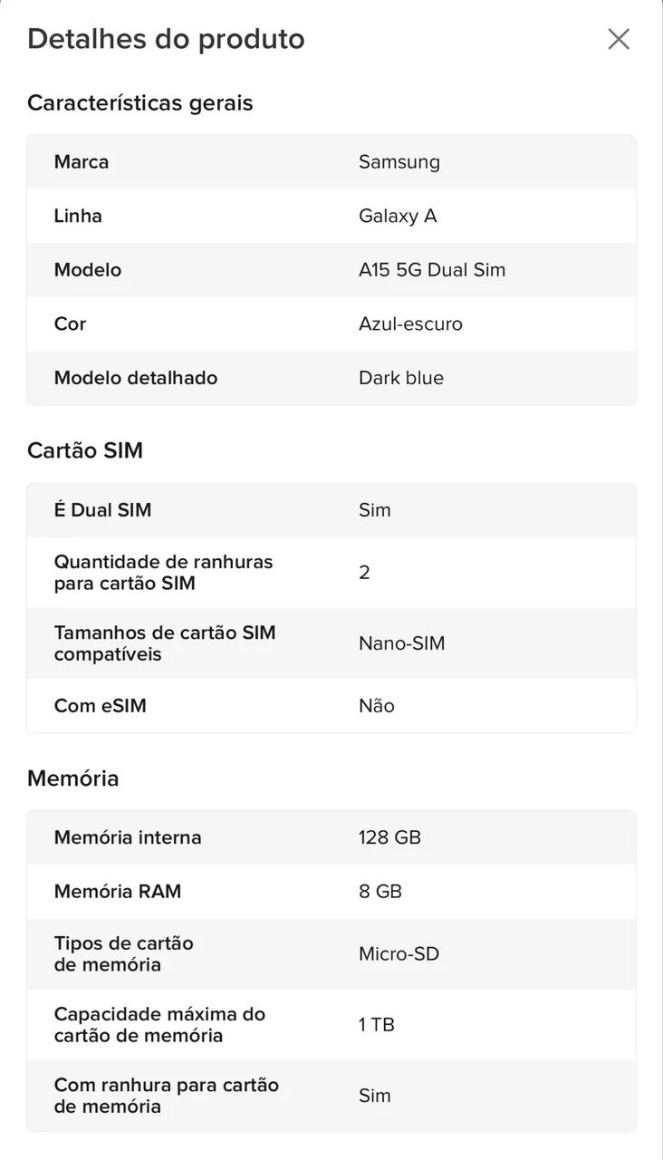 Celular Samsung A15 - Foto 4