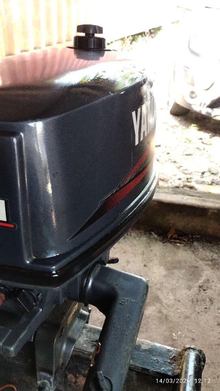 Motor popa Yamaha 4 HP ano 2010 - Foto 5