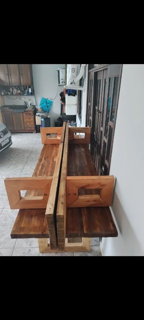Mesa com bancos  - Foto 2